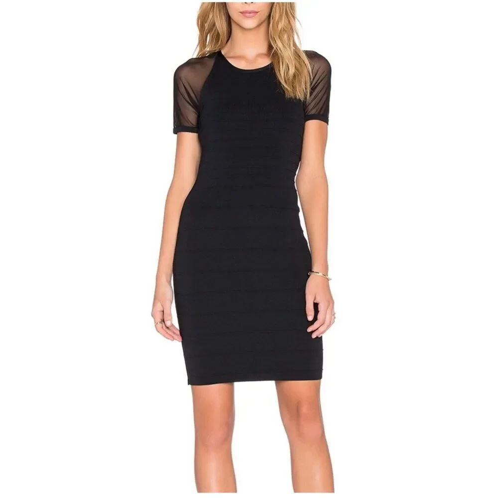 John + Jenn Revolve Black Bodycon Dress Size XS